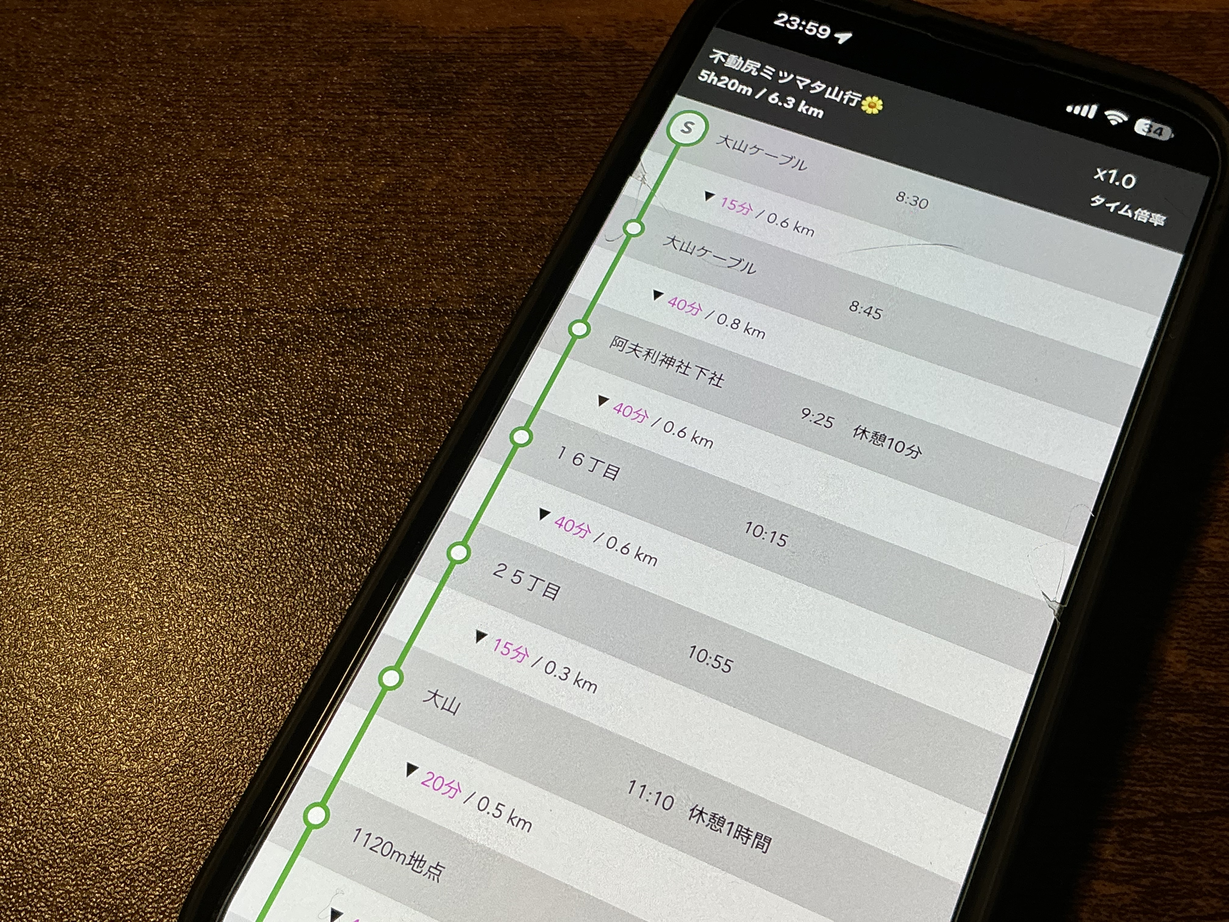 登山計画もアプリでらくらく