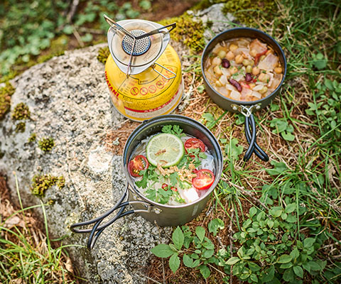 山ごはんの調理イメージ