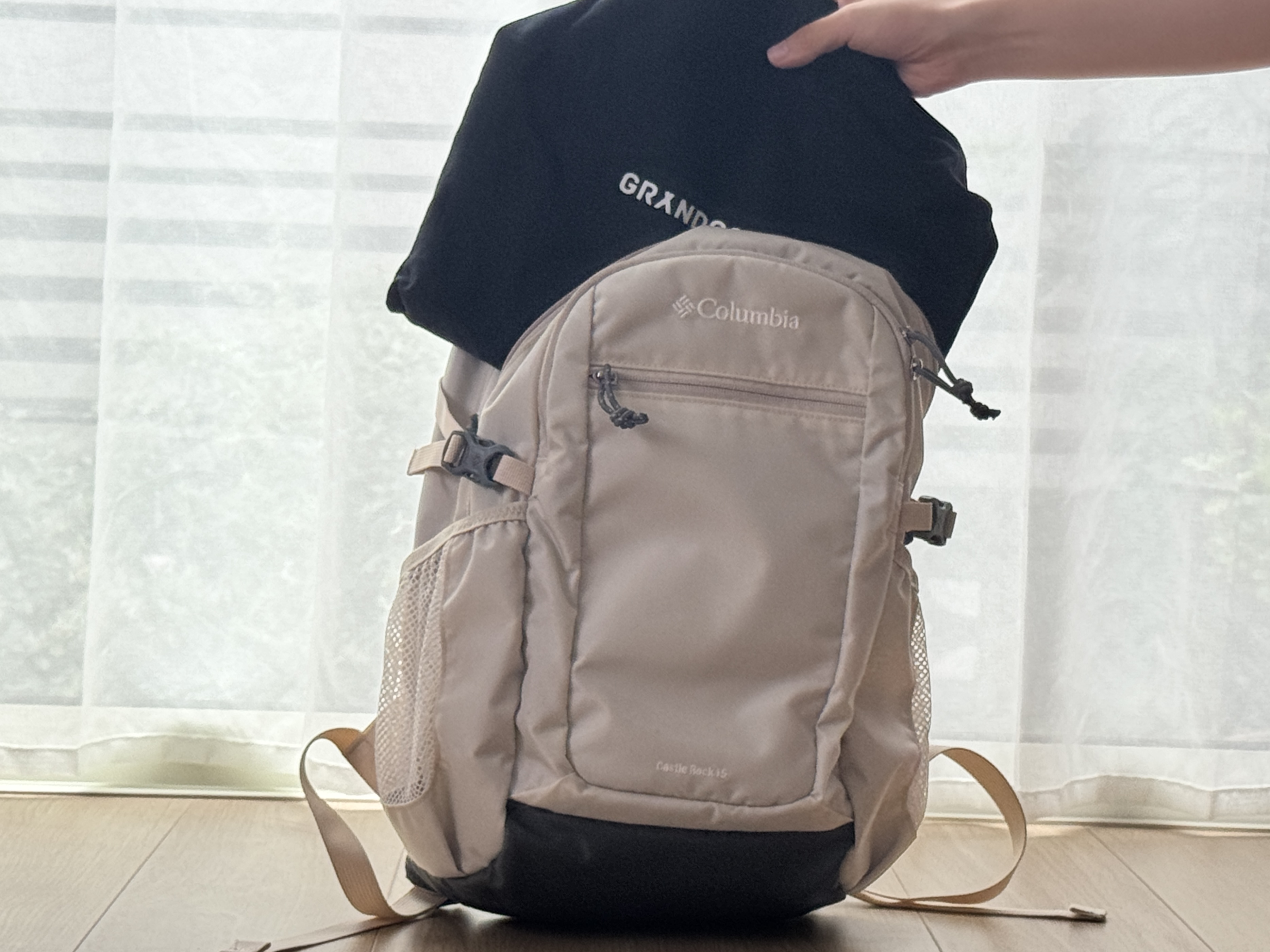 Columbia キャッスルロック15L でもすんなり入る